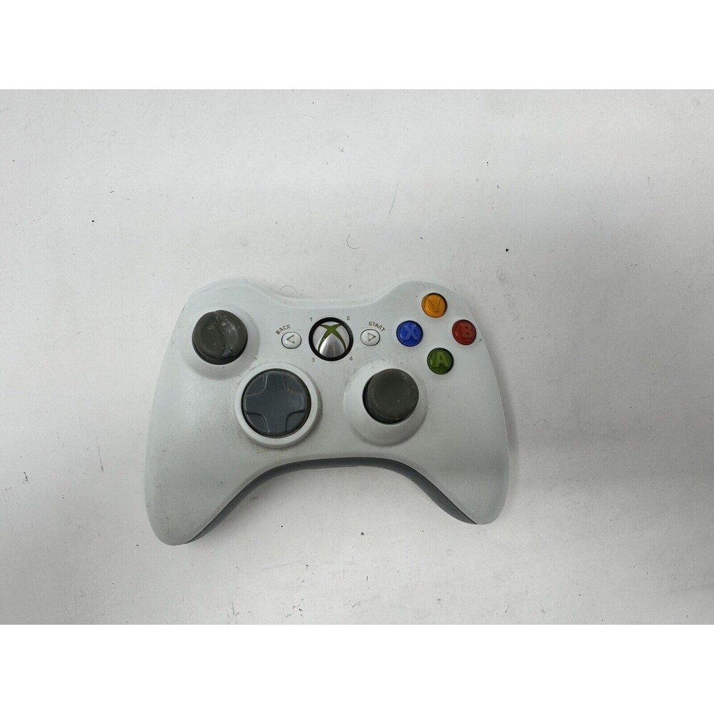 OEM Microsoft Xbox 360 Wireless Controller White - for Parts & Repair